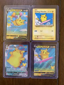 Pikachu Card Lot Good Condition Pokemon Tcg - Image 1