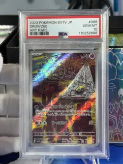PSA 10 Drowzee Art Rare AR 086/078 Japanese sv1v Violet ex Pokemon Card Game 151 - Image 1