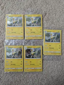 Boltund 076/202 Sealed Promo Card Bundle Of Five Pokemon Card - Image 1