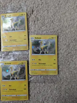Boltund 076/202 Sealed Promo Card Bundle Of Five Pokemon Card - Image 2