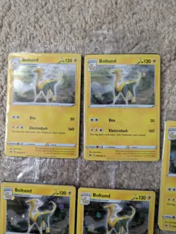 Boltund 076/202 Sealed Promo Card Bundle Of Five Pokemon Card - Image 3