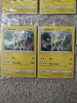 Boltund 076/202 Sealed Promo Card Bundle Of Five Pokemon Card - Image 4