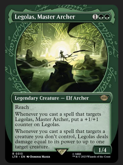 Legolas Master Archer NM/M Lord of the Rings MTG Magic Card - Image 1