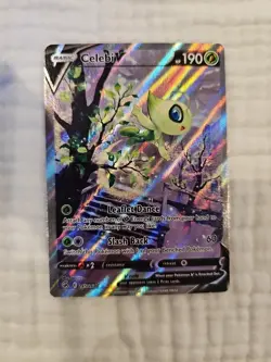 Celebi v Alternate Full Art Holo Card 245/264 Swsh08: Fusion Strike Near Mint - Image 1