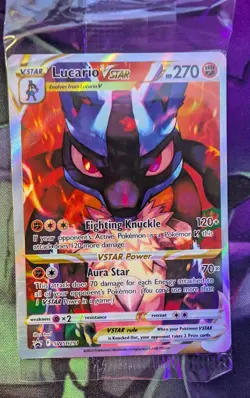 Lucario VSTAR SWSH291 SWSH: Sword & Shield Promo Cards Crown Zenith ETB Sealed - Image 1