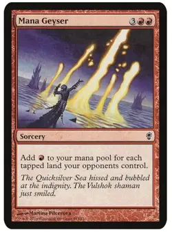 Mana Geyser 1x MTG Conspiracy NM Magic The Gathering - Image 1