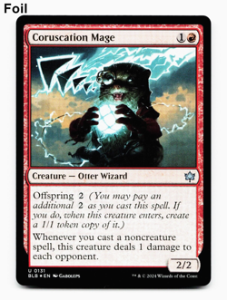 Coruscation Mage - FOIL - MTG Bloomburrow 🔥 - Image 1