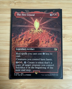 The Fire Crystal (Borderless) Final Fantasy Regular NM - Image 1