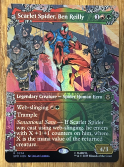 MTG Marvel Spider-Man, Scarlet Spider, Ben Reilly - Borderless Foil - Image 1