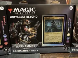 Magic the Gathering MTG Warhammer 40k Commander Deck Set of 4 Factory Sealed - Image 4