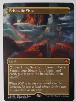 [1x] Prismatic Vista - Borderless Near Mint English Special Guest MTG Magic - Image 1