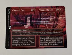 MTG Charred Foyer Warped Space Duskmourn: House of Horror BORDERLESS LP - Image 1
