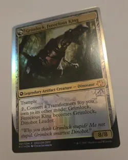 Grimlock, Dinobot Leader Grimlock, Ferocious King Media Promos Foil - Image 2