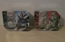Pokemon TCG: V Strikers Tins - Tyranitar & Empoleon Set Sealed - Image 1