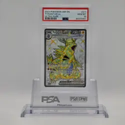 2023 Pokemon OBF EN Ultra Rare #211 Tyranitar ex PSA 10 GEM MT - Image 1