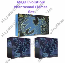 Phantasmal Flames: Pokemon Center ETB x2 + Mega Charizard X ex UPC PREORDER - Image 1