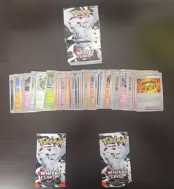 Pokemon White Flare ETB EMPTY -Promo, 150 COMMONS & 50 HOLO/REVERSE *NO PACKS* - Image 4