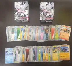 Pokemon White Flare ETB EMPTY -Promo, 150 COMMONS & 50 HOLO/REVERSE *NO PACKS* - Image 5