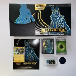 Pokemon Mega Evolution ETB Opened Accessories, Bulk, & Box (NO PACKS OR PROMO) A - Image 1
