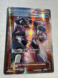 Pokemon Trainer Team Rocket's Handiwork Full Art 124/124 Fates Collide MP - Image 1