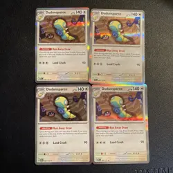 Pokemon TCG - 4x Playset Dudunsparce 080/131 Holo - Prismatic Evolutions - Image 1