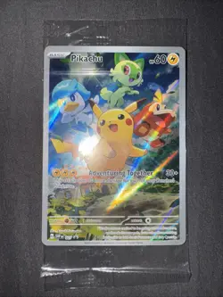 Pokemon Pikachu SVP 027 Scarlet & Violet Paldea Evolved ETB Promo SEALED - Image 1