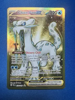 Pokemon TCG Chien-Pao ex - Holo SV02: Paldea Evolved 274/193 NM - Image 1