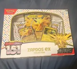 Pokemon TCG Scarlet & Violet 151 Zapdos EX Collection Box - Image 1
