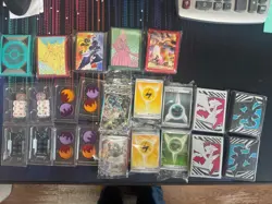 Pokemon ETB Accessories Lot - Sleeves - Promos - Dice - Energy - Image 1