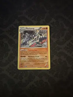 Machamp XY13 Furious Fists Prerelease Black Star Promo Pokemon TCG - Image 1