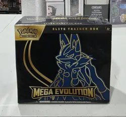Pokemon TCG Mega Evolution Elite Trainer Box Lucario ETB In Hand Ready to Ship - Image 1