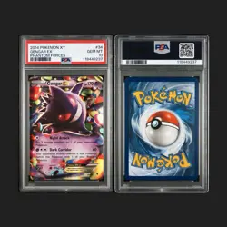 2014 Pokemon TCG XY Phantom Forces Set Gengar EX #34 Graded PSA GEM MINT 10 - Image 3