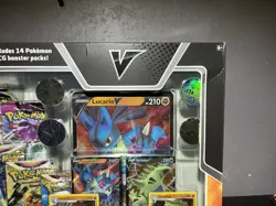 Pokemon TCG Lucario V & Tyranitar V Heavy Hitters Premium Collection NEW - Image 2