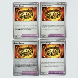Brave Bangle 080/086 Uncommon SV: Pokemon White Flare Playset x4 (Reverse Holo) - Image 1