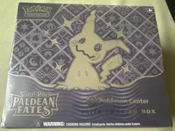 Pokemon TCG Pokemon Center EXCLUSIVE Paldean Fates ETB BRAND NEW/SEALED SEE PICS - Image 1