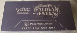 Pokemon TCG Pokemon Center EXCLUSIVE Paldean Fates ETB BRAND NEW/SEALED SEE PICS - Image 3