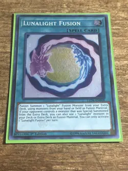 Yugioh! Lunalight Fusion - LED4-EN048 - Super Rare - 1st Edition Near Mint - Image 1