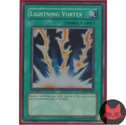 Yugioh Lightning Vortex FET-EN040 Super Rare 1st Edition MP - Image 1