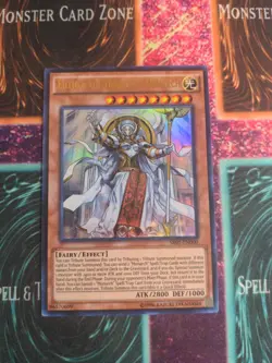 Yu-Gi-Oh! Ehther the Heavenly Monarch SR01-EN000 Unlimited Ultra Rare NM - Image 1