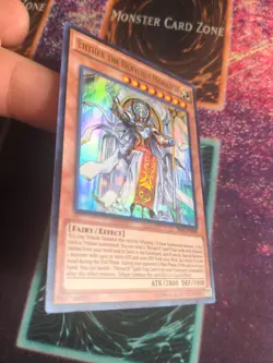 Yu-Gi-Oh! Ehther the Heavenly Monarch SR01-EN000 Unlimited Ultra Rare NM - Image 2