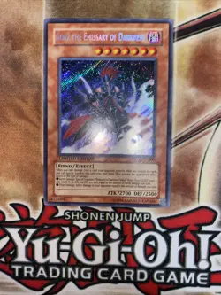 Yugioh! Gorz The Emissary Of Darkness DLG1-EN000 Limited Edition Secret Rare LP+ - Image 1