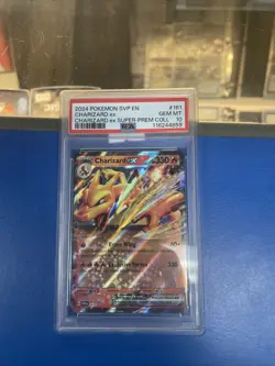Charizard ex 161 Sv: Scarlet & Violet Promo Cards Holo Super Prem Coll Gem MT 10 - Image 1