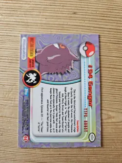 Pokemon Topps Gengar #94 - Standard Non Holo- Series 2 Blue Logo - Pokemon Card - Image 2