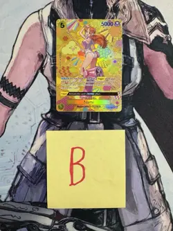 One Piece OP09 Nami SP Alt Art Holo Card - Image 1