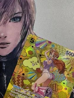 One Piece OP09 Nami SP Alt Art Holo Card - Image 3