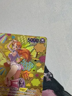 One Piece OP09 Nami SP Alt Art Holo Card - Image 4