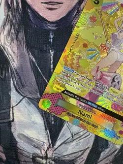 One Piece OP09 Nami SP Alt Art Holo Card - Image 5