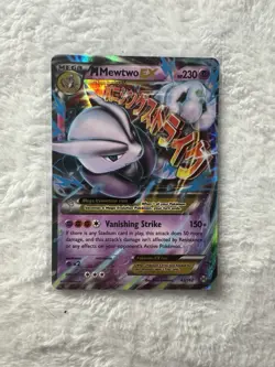 M Mewtwo EX - 63/162 - Mega - Ultra Rare - XY BreakThrough - Pokemon TCG Card NM - Image 1