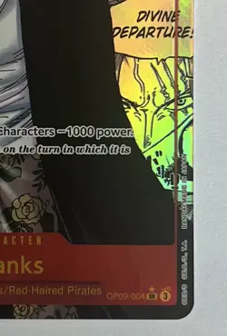 Shanks Manga ALT ART (OP09-004 SR) One Piece Card Game Englisch - Image 5
