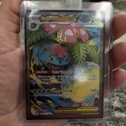 Pokemon Mega Venusaur EX Holo Rare Card 155/132 NM Mega Evolution - Image 3